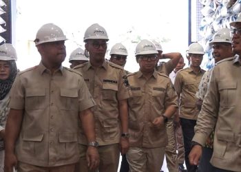 Dijamin Aman 6 Bulan, Wagub Nyanyang dan Anggota DPR RI Tinjau Stok Beras Bulog Batam