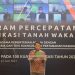 Kemenag Lingga Percepat Sertifikasi Tanah Wakaf di Singkep