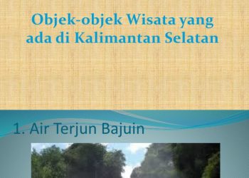 Wisata Kalsel – dingin dan jernih, aliran air Gunung Bajuin Tanahlaut bikin betah wisatawan