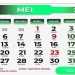 Kalender bulan Mei 2026: Ada 11 hari tanggal merah di 4 pekan