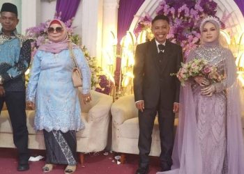 Pengantin Baru di Halmahera Selatan Raup Rp 420 Juta dari “Bendera Uang” Tamu