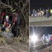 Fisherman rescued 20 feet down hillside