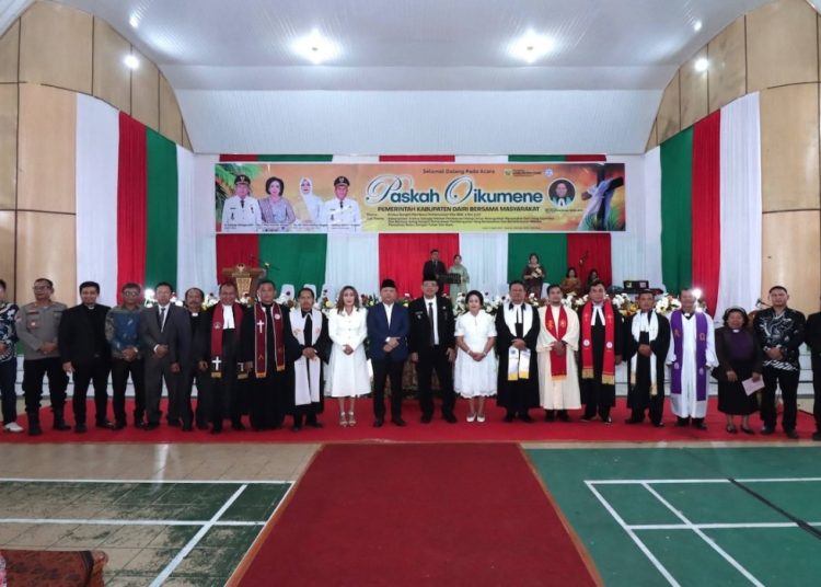 Paskah Oikumene di Dairi, Bupati Ajak Wujudkan Damai dan Sejahtera