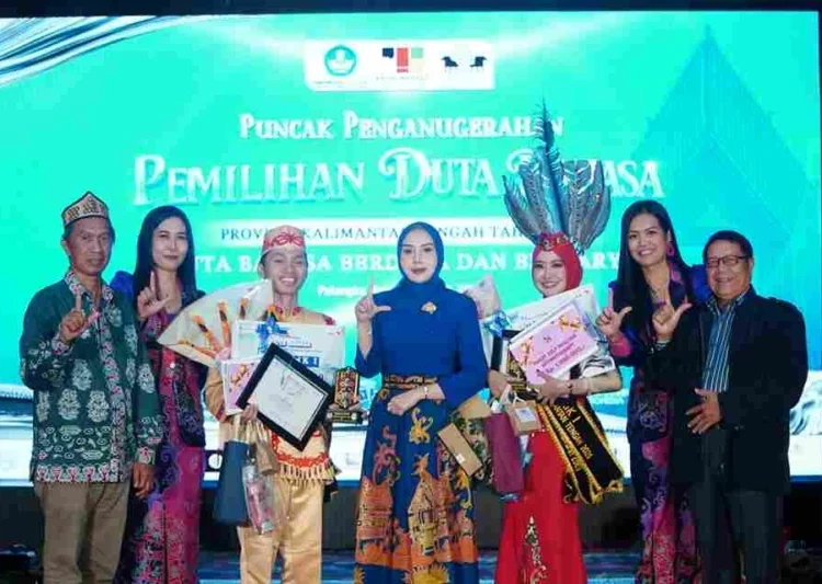 Puncak Duta Bahasa Kalteng 2026 Berakhir, Istri Gubernur Soroti Ancaman Bahasa Gaul