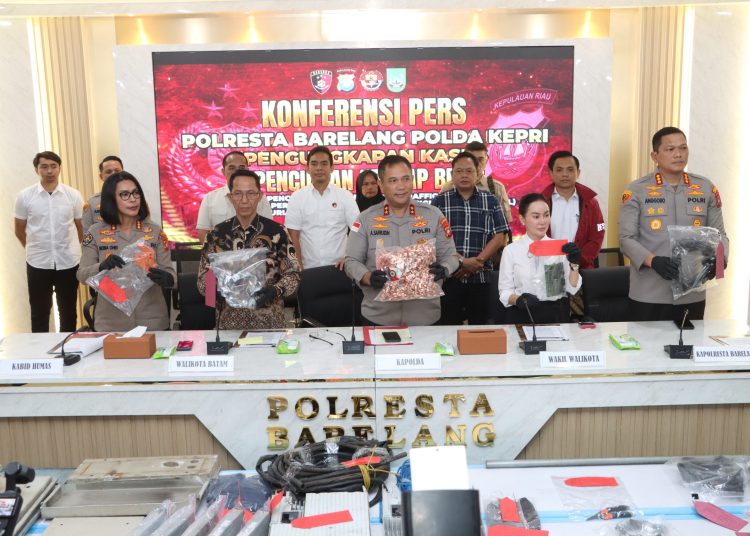 Polresta Barelang Ungkap Tiga Kasus Pencurian Fasilitas Umum di Batam
