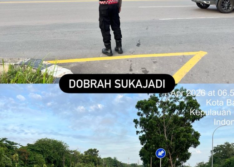 Polresta Barelang Lakukan Strong Point Pagi, Atur Lalu Lintas di Titik Rawan Macet