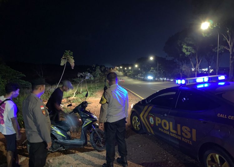 Laporan 110 Ditindaklanjuti, Polsek Batam Kota Cegah Balap Liar di Bundaran Bandara