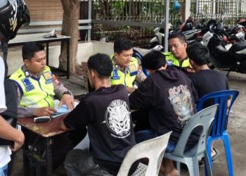 Polresta Barelang Tertibkan Knalpot Brong dan Balap Liar di Sekupang