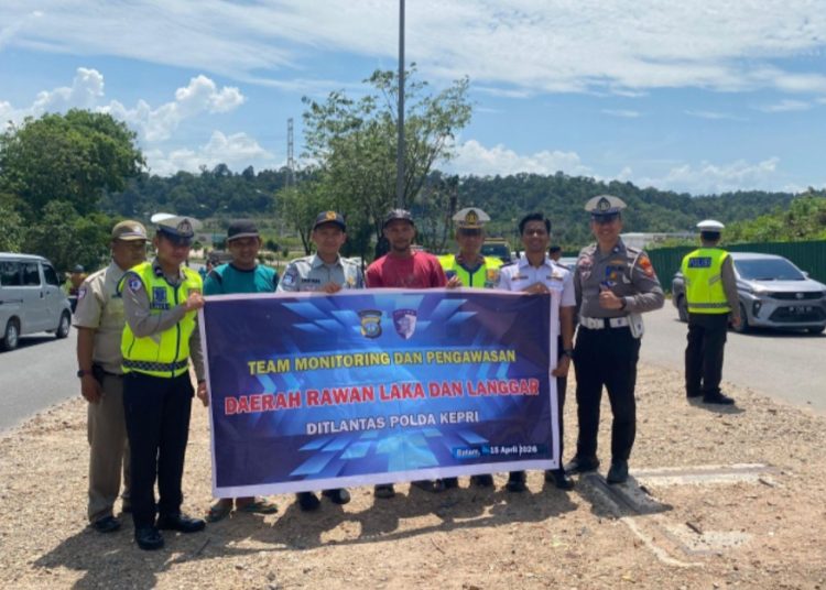 Polresta Barelang Gelar Monitoring Rawan Laka di Trans Barelang untuk Tekan Kecelakaan