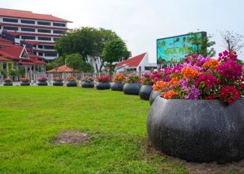 BP Batam Tegaskan Pot Bougenville di Jalan Protokol Dibiayai CSR, Bukan APBN
