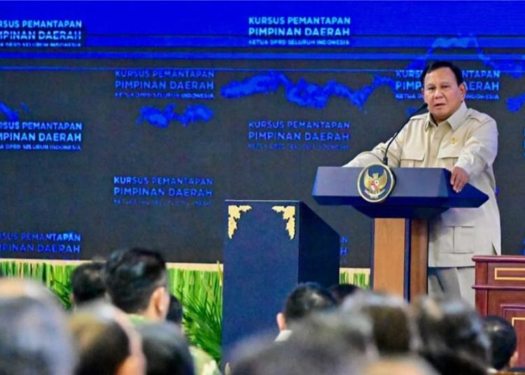 Di Hadapan Ketua DPRD, Prabowo Bicara dari Hati ke Hati Soal Patriotisme