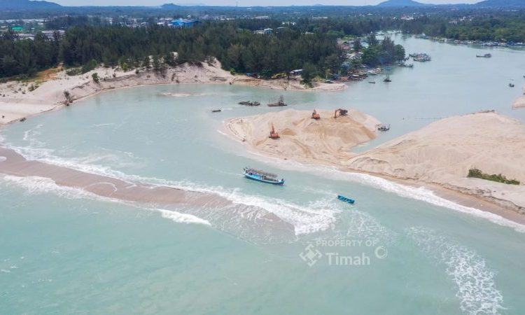 PT Timah dan mitra keruk Muara Air Kantung, akses nelayan dipermudah