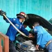 Ular Masuk Mesin Mobil, Damkar Evakuasi Warga Kediri