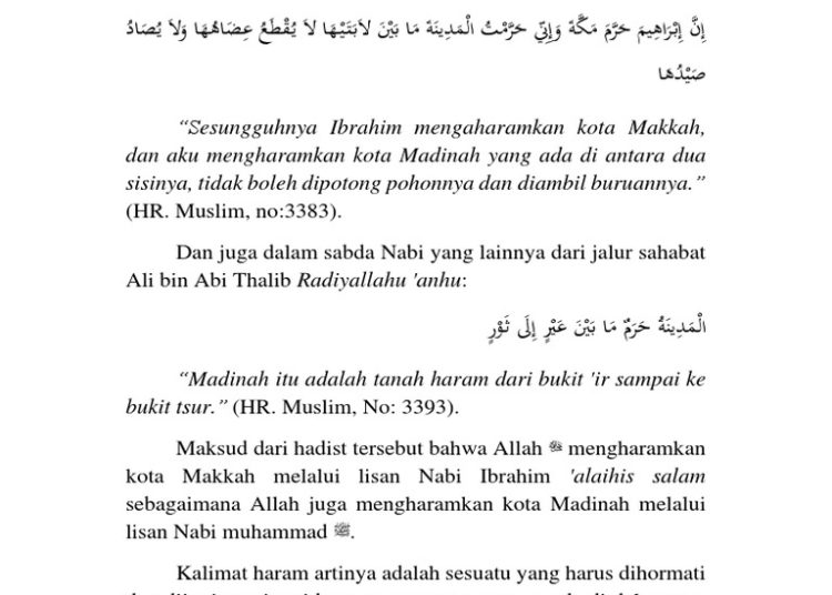 PPIH Perjelas Salat di Sekitar Tanah Haram Tetap Berpahala Besar