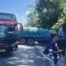 Kengerian Tabrakan Bus PO Haryanto di Tol Tembalang Semarang