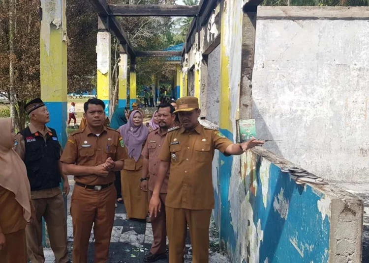 Api melalap SDN 011 Basira, Pemkab Rohil siapkan rencana perbaikan atau pembangunan kembali