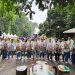Angklung Srikandi Meriahkan HUT Kebun Raya, Kolaborasi Komunitas Tuai Antusiasme