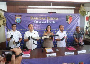 Polda Kepri Serahkan Pelaku Perusakan 300 Pohon Jati Emas ke Dinsos Batam