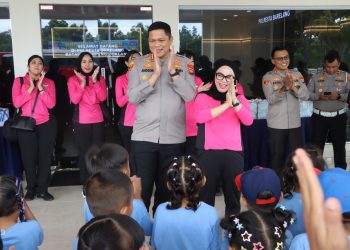 Polresta Barelang Sambut Hangat Kunjungan Edukatif TK Kemala Bhayangkari II Belakang Padang
