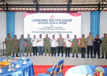 Kapolda Kepri Hadiri Peresmian 1.061 Koperasi Merah Putih oleh Presiden Prabowo di Batam