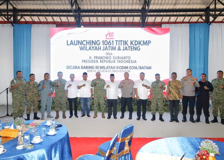 Kapolda Kepri Hadiri Peresmian 1.061 Koperasi Merah Putih oleh Presiden Prabowo di Batam