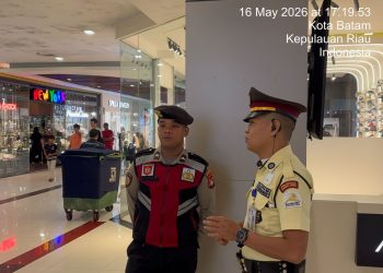 Puluhan Personel Polresta Barelang Amankan Titik Wisata dan Mal Batam Saat Libur Kenaikan Yesus Kristus