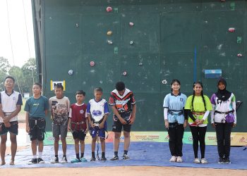 27 Pelajar Batam Seleksi O2SN Panjat Tebing, Diproyeksikan ke Tingkat Provinsi