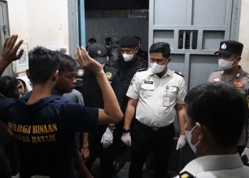 Lapas Batam Gelar Razia Malam, Sita Barang Terlarang Lewat Sinergi TNI-Polri-BNN