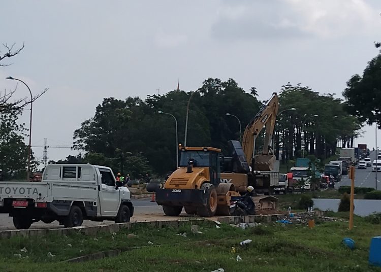 BP Batam Mulai Perbaiki Jalan Yos Sudarso di Terowongan Pelita,Target Satu Minggu Selesai