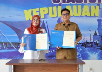 Diskominfo Kepri dan TVRI Teken MoU Perkuat Penyebarluasan Informasi Publik Akurat
