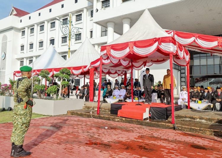 Wagub Nyanyang Pimpin Upacara Hari Lahir Pancasila 2026 di Kepri, Tegaskan Pancasila Fondasi Perdamaian Dunia