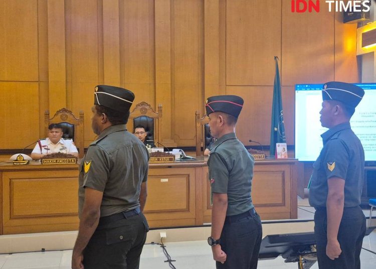 Tiga Prajurit TNI Hadapi Vonis Kasus Pembunuhan Kacab BRI Hari Ini