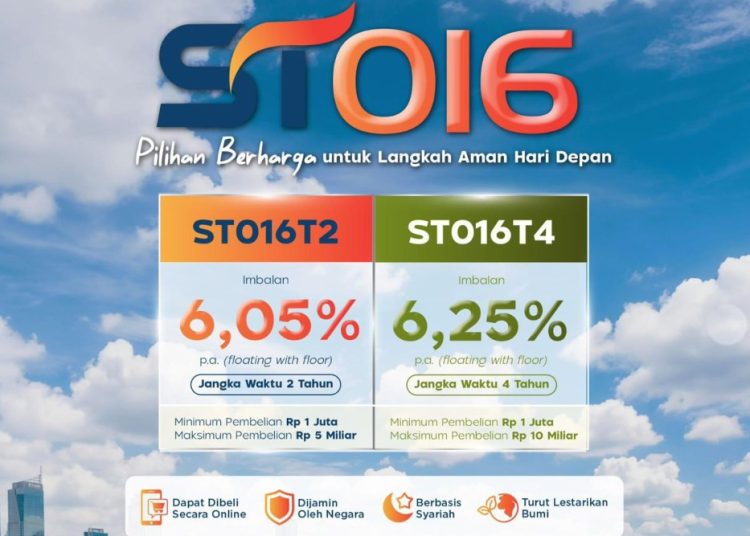 ST016 Berakhir Siang Ini: Investasi Rp1 Juta, Kupon Tembus 6%