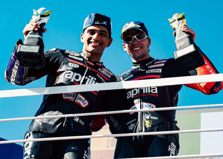 Aprilia Siap Hadapi Duel Sengit Bezzecchi-Martin di MotoGP 2026