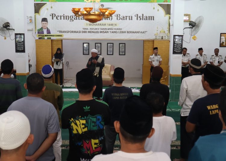 Lapas Batam Peringati 1 Muharram 1448 H, Tekankan Transformasi Diri Warga Binaan