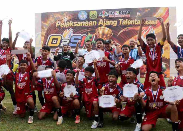 Dominasi GSI 2026, Kecamatan Tanjungpinang Timur Sabet Juara Sepak Bola Pelajar