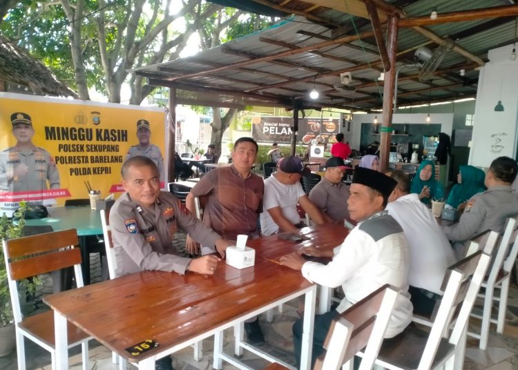 Sikat Premanisme di Pemukiman, Polsek Sekupang Serap Keluhan Warga Tanjung Riau Lewat Minggu Kasih