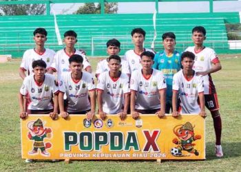 Taklukkan Tuan Rumah Karimun 3-1, Tim Sepak Bola Tanjungpinang Incar Emas POPDA X Kepri 2026