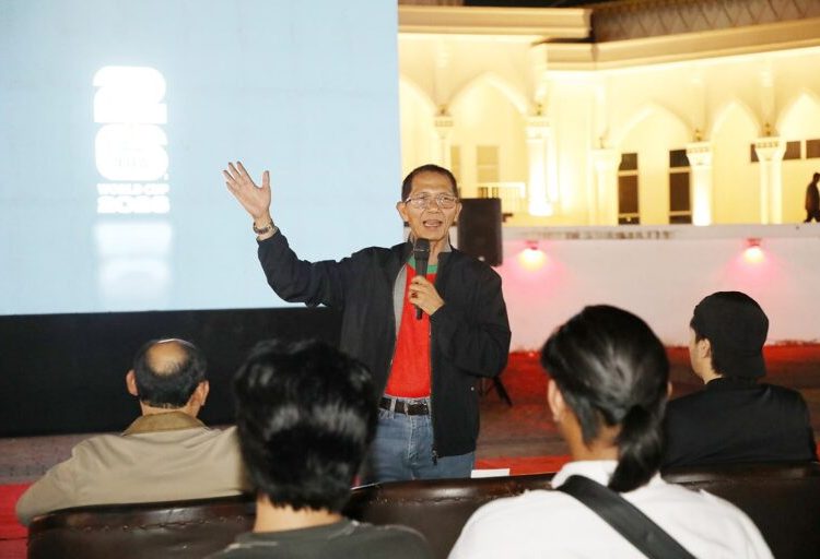 Dua Gol Spanyol Goyang Museum Raja Ali Haji, Amsakar Nobar Piala Dunia Bersama Ribuan Warga Batam