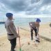 Dukung Pariwisata, Satpolairud Polresta Barelang Gelar Bakti Bersih di Nongsa Pantai