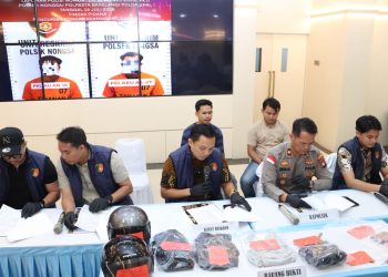 Gulung Sindikat Jambret Pemotong Tas di Nongsa, Satreskrim Polresta Barelang Dor Tiga Tersangka