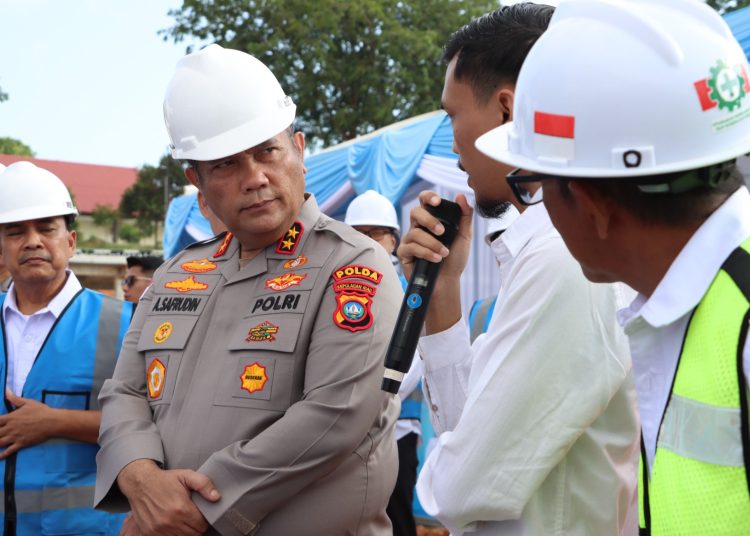 Tingkatkan Layanan SIM, Kapolda Kepri Pimpin Ground Breaking Gedung Satpas Prototipe Polresta Barelang