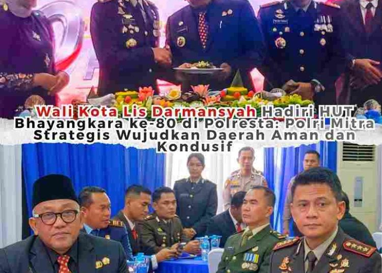 Hari Bhayangkara ke-80, Wali Kota Lis Darmansyah Tegaskan Sinergi Pemko-Polri Tegak Lurus