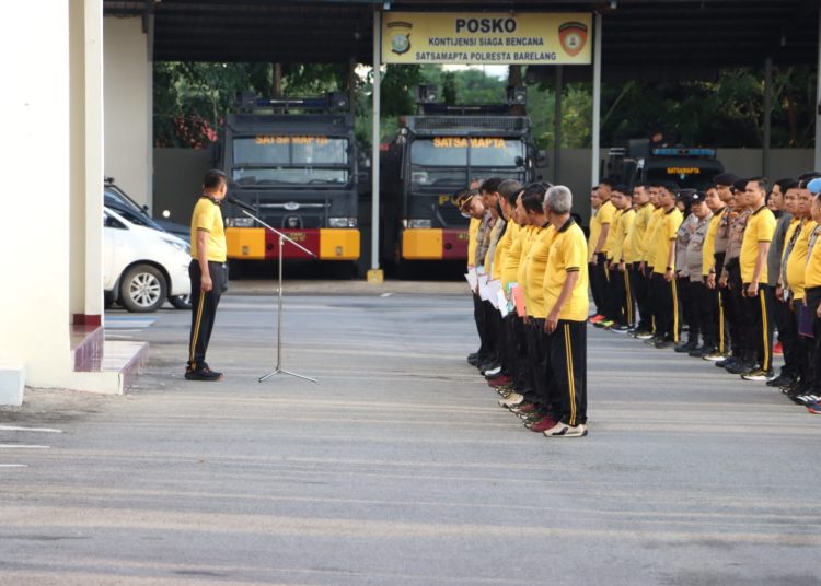 Pimpin Apel Pagi Polresta Barelang, AKP Satri Putra Wajibkan Personel Jaga Etika dan Soliditas