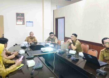 Kendalikan Inflasi dan Dukung Program 3 Juta Rumah, Pemko Tanjungpinang Ikuti Rakor Hybrid Bersama Kemendagri