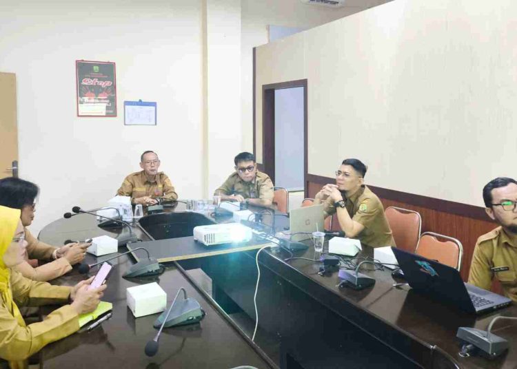 Kendalikan Inflasi dan Dukung Program 3 Juta Rumah, Pemko Tanjungpinang Ikuti Rakor Hybrid Bersama Kemendagri