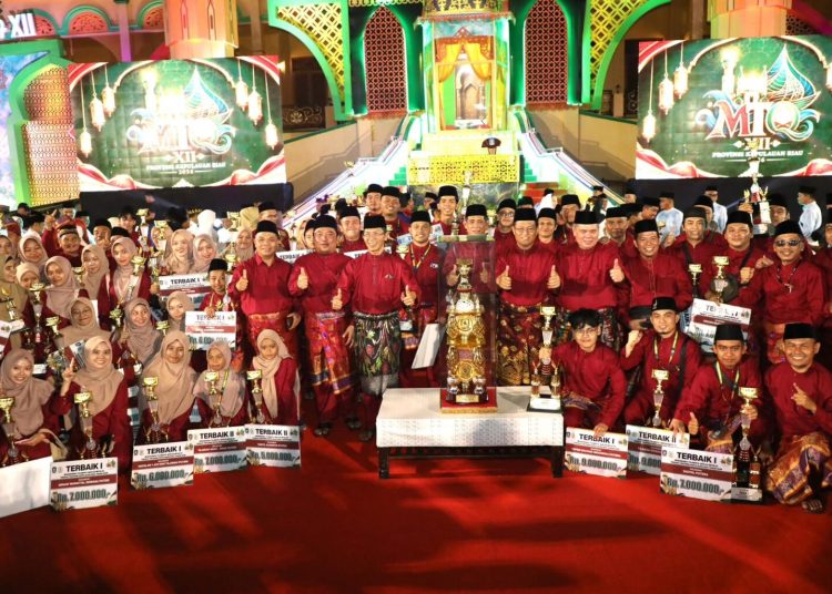 Cetak Hat-trick Piala Tetap, Batam Sah Juara Umum MTQ XII Kepri Tiga Tahun Beruntun