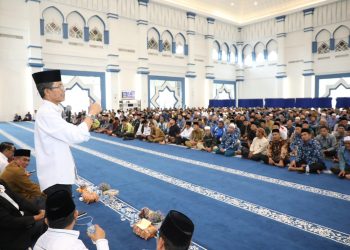 Perkuat Sinergi Ulama dan Umara, Wali Kota Amsakar Achmad Kumpulkan Tokoh Agama di Masjid Agung Raja Hamidah