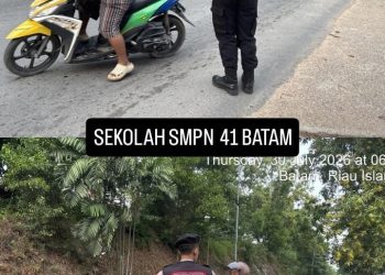 Urai Kemacetan Jam Sibuk, Satsamapta Polresta Barelang Gelar Strong Point Pagi di Batam