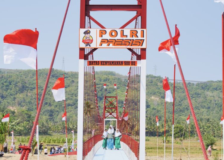 Kapolri Jenderal Polisi Listyo Sigit Prabowo: 895 Jembatan Merah Putih Presisi Manfaatkan 2 Juta Masyarakat